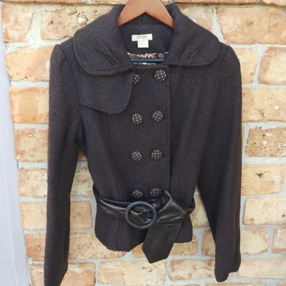 Amazing Vintage Brown Wool Jacket
